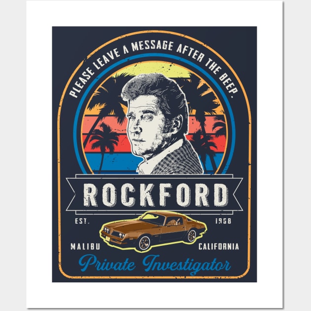 Rockford Investigations Wall Art by Alema Art